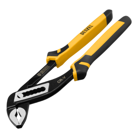 Набор инструментов DENZEL 1/2", 1/4", CrV, S2, пластиковый кейс, 64 предмета