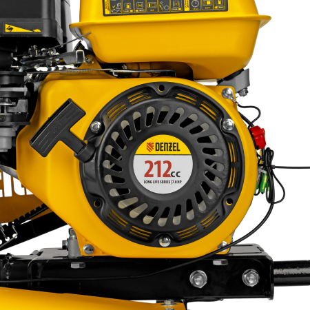 Мотоблок DENZEL DPT-170S, 7 л.с., ремен.сцеп, фрез 3х4, ШОМ, передачи 2В/1Н