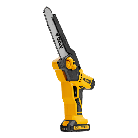 Цепная мини-пила аккумуляторная бесщеточная DENZEL СCS-200BL, шина 200 мм, Li-Ion, 20 В