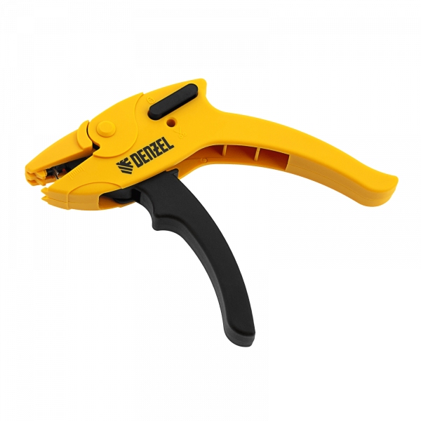 Щипцы для зачистки электропроводов DENZEL сечением 0,2-6 мм2, функция обрезания проводов