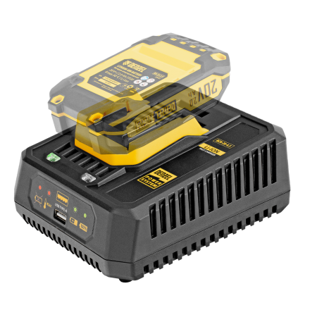 Устройство зарядное для аккумуляторов DENZEL BCH-20-4.5, Li-Ion, 20 В, 4,5 А