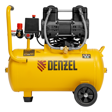 Компрессор безмасл. малошумный DENZEL DLP-950/24, 950Вт,24 л, 2850 об/мин, 170 л/мин Компрессор безмасл. малошумный DENZEL DLP-950/24, 950Вт,24 л, 2850 об/мин, 170 л/мин