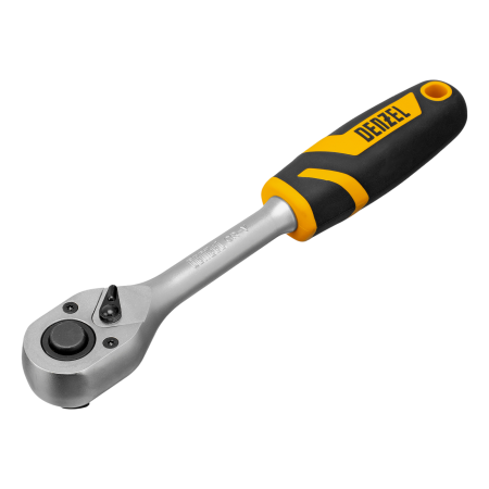 Набор инструментов DENZEL 1/2", 1/4", CrV, S2, пластиковый кейс, 122 предмета