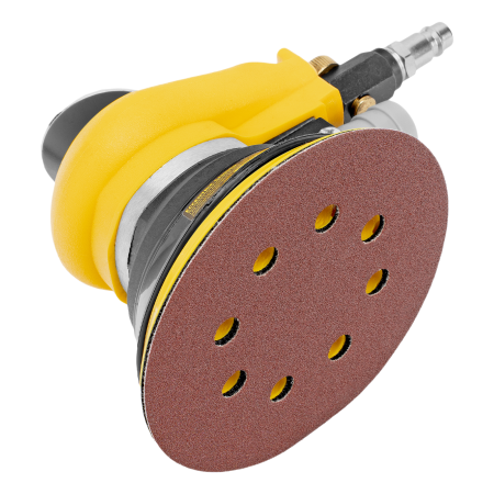 Эксцентриковая шлифовальная машина DENZEL EPG125, 125 мм, 9000 об/мин, 5 мм, 113 л/мин