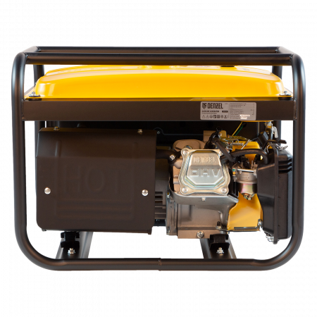 Генератор бензиновый DENZEL PS 25, 2.5 кВт, 230 В, 15 л, ручной старт