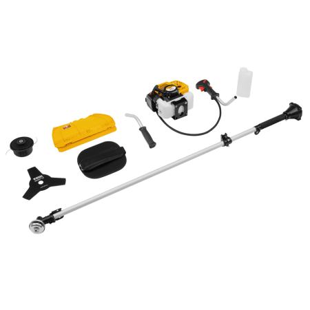 Триммер бензиновый DENZEL DTS-33, 33 см3, неразъемная штанга, состоит из 2 частей