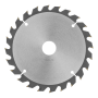 Пильный диск по дереву DENZEL с гвоздями, ф190 х 30 мм, 24 зубов