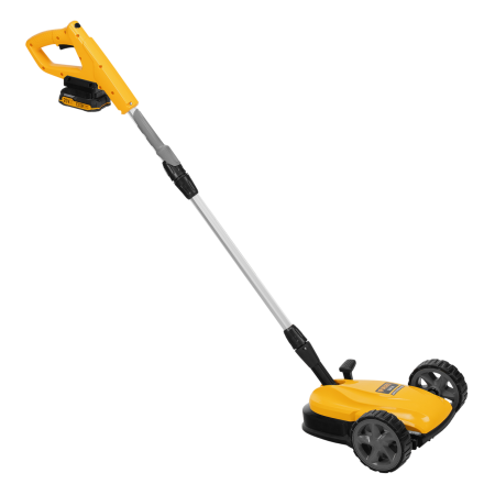 Портативная аккумуляторная газонокосилка DENZEL CLM-22, Li-ion, 20В, 220 мм