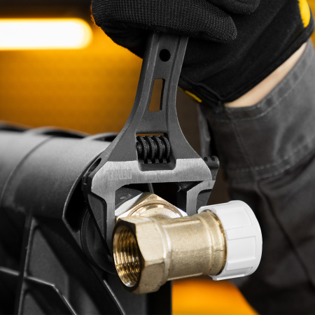 Ключ разводной DENZEL 200 мм, CrV, кованый