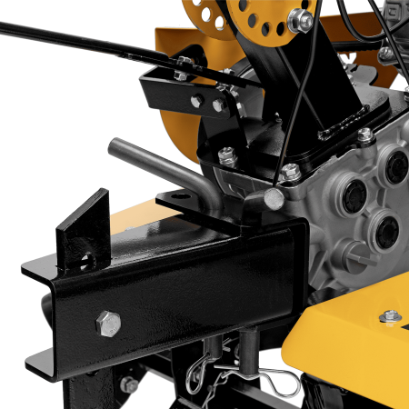 Мотоблок DENZEL DPT-170SB, 7 л.с., ремен.сцеп, фрез 3х4, ШОМ, без колес, передачи 2В/1Н