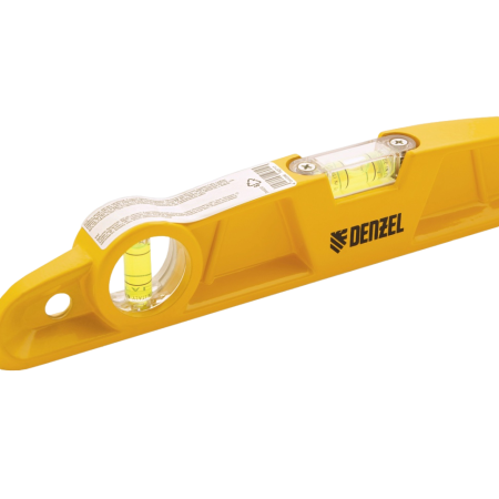 Литой уровень DENZEL 34920, 300 мм, 2 глазка, магнитный