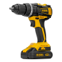 Дрель-шуруповерт аккумуляторная ударная бесщет DENZEL CIDB-IB-18-02, Li-Ion, 18 В, 2 акк.