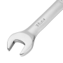 Ключ комбинированный трещоточный DENZEL, 13 мм, CrV, матовый хром