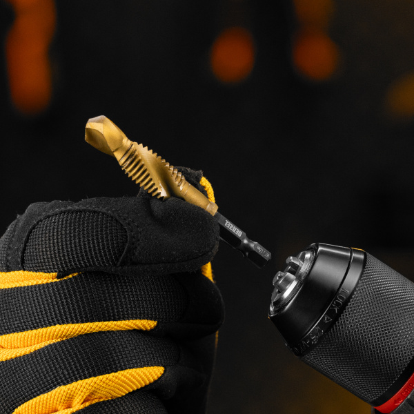 Сверло-метчик DENZEL М12 х 1,75 мм, Р6М5