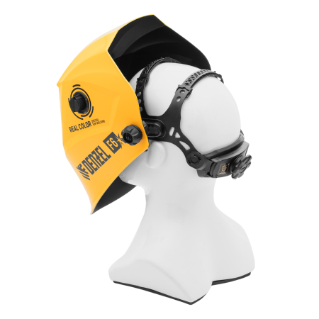 Щиток защитный лицевой DENZEL (маска сварщика) F6, см. окно 93х43, Real Color, DIN4/5-8/9-13