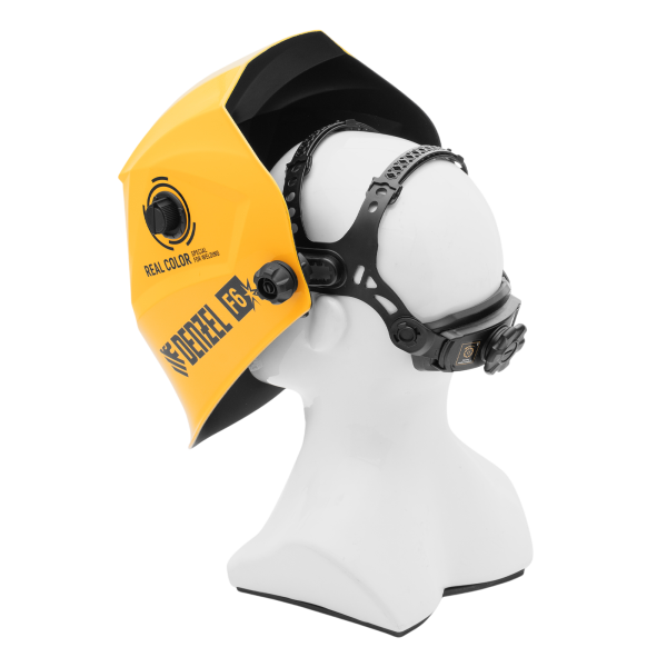 Щиток защитный лицевой DENZEL (маска сварщика) F6, см. окно 93х43, Real Color, DIN4/5-8/9-13 Щиток защитный лицевой DENZEL (маска сварщика) F6, см. окно 93х43, Real Color, DIN4/5-8/9-13