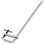 Струбцина DENZEL F-образная, 120x600мм, кованая