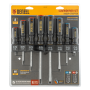 Набор отверток на полке DENZEL 8 шт., PH+SL, S2, 3к рукоятка