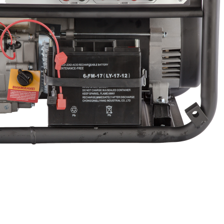 Генератор бензиновый DENZEL PS 90 ED-3, 9.0 кВт, 230 В/400 В, 25 л, электростартер