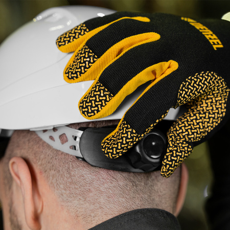 Каска защитная DENZEL ударопр.«Форвард» (К-05),ABS/PC,комплект со встроен.очк.ОЧК-05 Форвард, белая