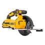Пила циркулярная аккумуляторная DENZEL CCSH-20-165, 165 мм, Li-Ion, 20 В