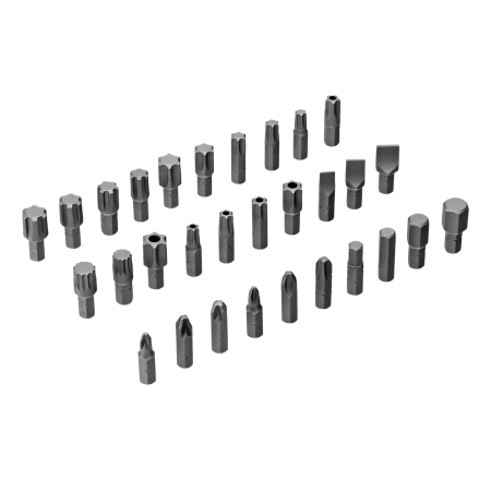 Набор инструментов DENZEL 1/2", 1/4", 3/8", CrV, S2, пластиковый кейс, 216 предметов