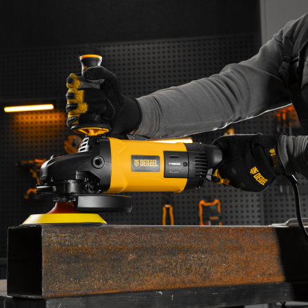 Машина шлифовальная угловая DENZEL AG230-2400, 2400 Вт, 230 мм, 6000 об/мин