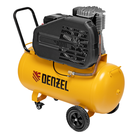 Компрессор воздушный DENZEL рем. привод BCI 2200/100, 2,2 кВт, 100 литров, 420 л/мин