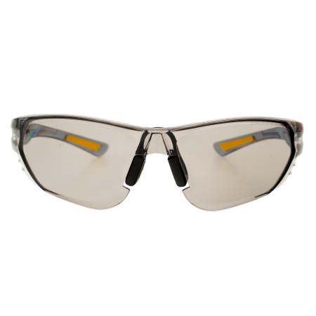 Очки защитные DENZEL открытые, поликарбонатные, дымчатая линза