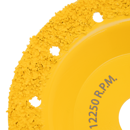 Чашка твердосплавная зачистная DENZEL, 125 мм, Плоская, среднее зерно #16