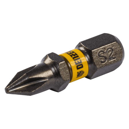 Бита DENZEL PH1х25, сталь S2, шестигранный профиль, 10 шт. Е 6,3