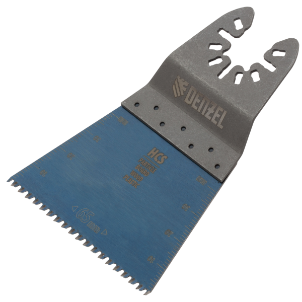 Насадка для МФИ DENZEL 782313 режущая прямая, HCS, по дереву, ламинату 65 х 1.8 мм