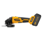 Машина углошлифовальная аккумуляторная бесщеточная DENZEL BLG-IB-18-125-4, Li-ion, 18 В