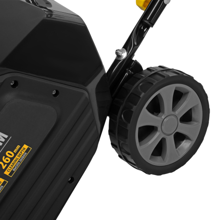 Снегоуборщик электрический DENZEL ESB-460-M, 1.8 кВт, металлический шнек, LED фара