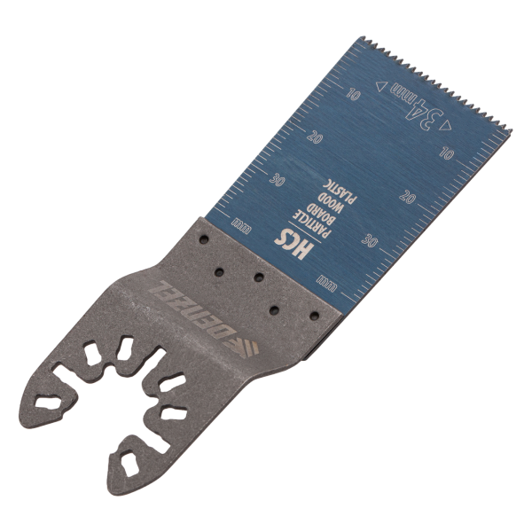 Насадка для МФИ DENZEL 782312 режущая пазовая прямая, HCS, по дереву, 34 х 1.4 мм