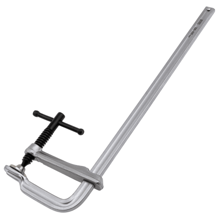 Струбцина DENZEL F-образная, 100x400мм, кованая