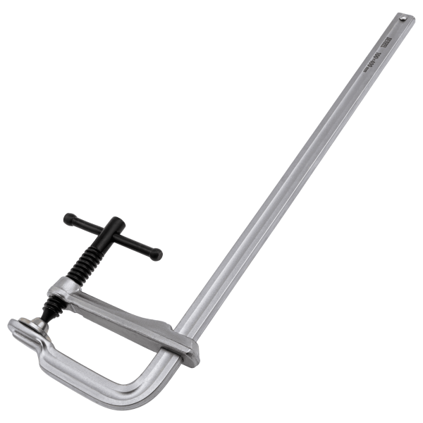 Струбцина DENZEL F-образная, 100x400мм, кованая Струбцина DENZEL F-образная, 100x400мм, кованая