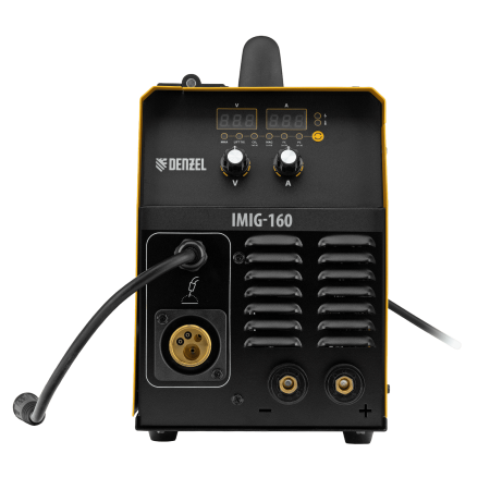 Аппарат инвертор. полуавтомат. cварки DENZEL IMIG-160 Synergy, 160 А, ПВ 60%, катушка 5 кг