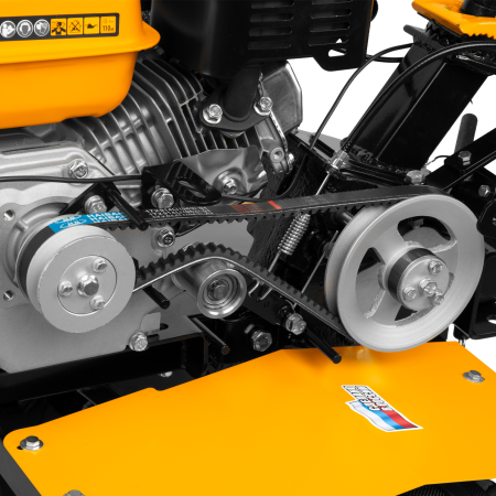 Мотоблок DENZEL DPT-270S, 7 л.с., ремен.сцеп, фрез 3х4, ШОМ, передачи 2В/1Н