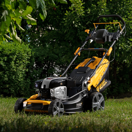 Газонокосилка бензиновая DENZEL GLD-520SP-BS, 163 см3, Briggs Stratton, ширина 52 см