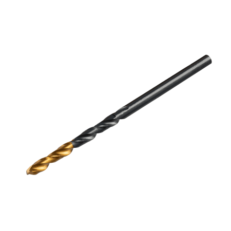 Сверло по металлу DENZEL 2,5 мм, HSS-Tin, Golden Tip, 10 шт.