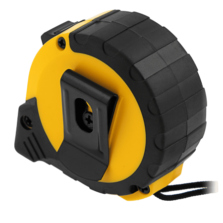 Рулетка DENZEL 3м х 16мм, двухкомп. корпус, кнопка-пауза