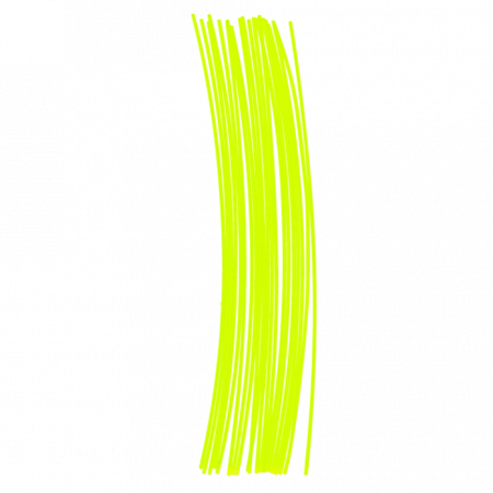 Леска для триммера DENZEL Flex Сord 96105, 2.4 мм x 30 см, круглая, нарезанная, 20 шт.