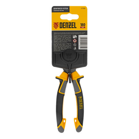 Бокорезы DENZEL 180 мм, усиленные, трехкомпонентные рукоятки