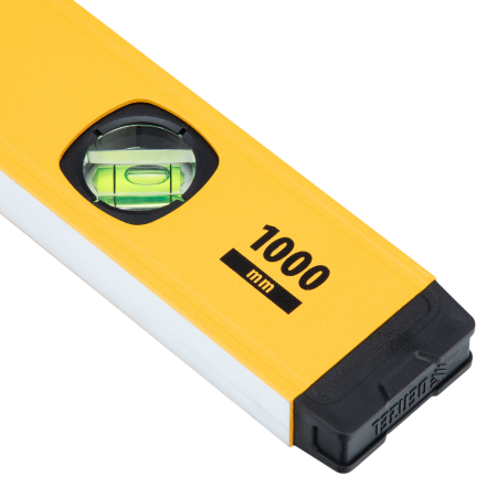 Уровень алюминиевый DENZEL магнит., фрезерованный, 3 глазка (1 зеркал.), 0,5 мм/м, 1000 мм