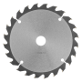 Пильный диск по дереву DENZEL ф160 х 20 мм, 24 зубьев