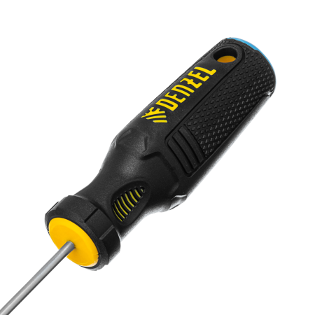 Отвертка DENZEL SL3х100 мм, S2, 3к рукоятка