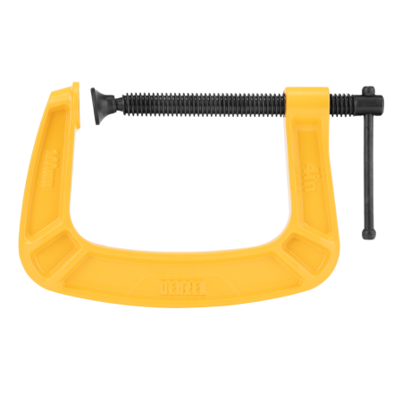 Струбцина DENZEL G-образная, усиленная, 100 мм