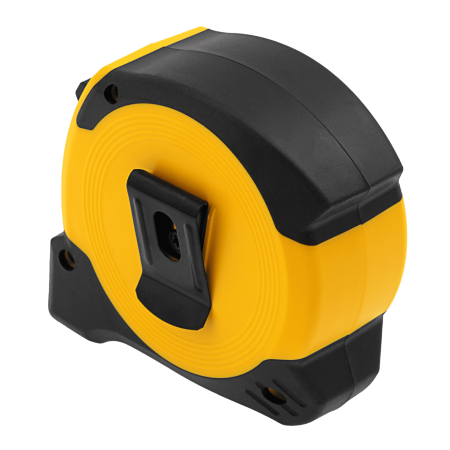 Рулетка DENZEL 8м х 25мм, двухкомп. корпус, магнитный обрезиненный зацеп