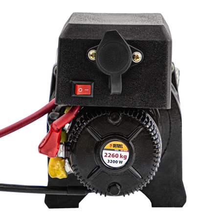 Лебедка автомобильная электрическая DENZEL LB-2000, 2.2 т, 3.2 кВт, 12В